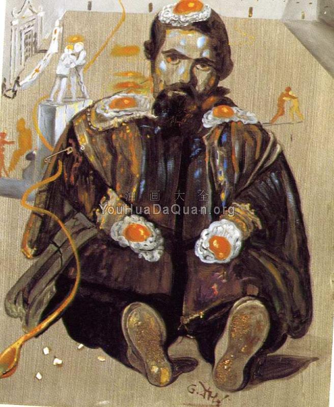 窗边将死的委拉斯贵兹 - 萨尔瓦多·达利